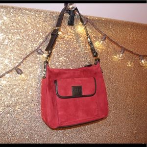 Crazy Horse by Liz Claiborne Red-Burgundy Purse